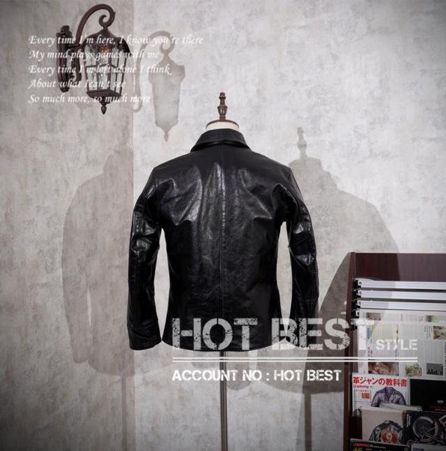 1.2mm 茶芯ホースハイド 復刻30年代 カーコート レザージャケット ブレーキマン スイッチヤード グランメゾン 馬革