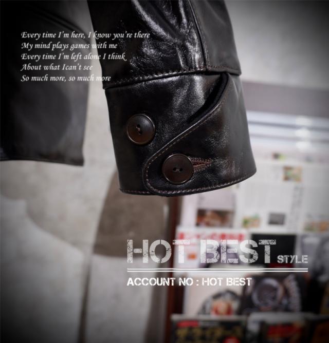 1.2mm 茶芯ホースハイド 復刻30年代 カーコート レザージャケット ブレーキマン スイッチヤード グランメゾン 馬革