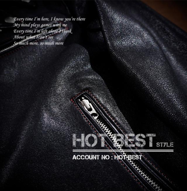 1.2mm シープスキン UKスタイル ダブルライダース メンズ 革ジャン レザージャケット ロンジャン タンニンなめし 羊革