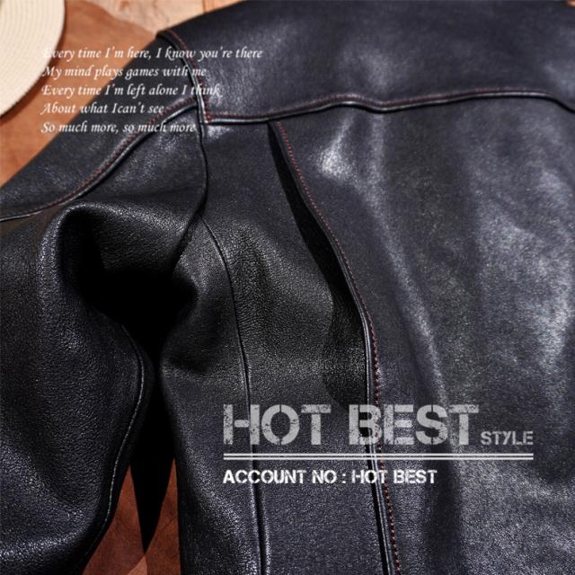 1.2mm シープスキン UKスタイル ダブルライダース メンズ 革ジャン レザージャケット ロンジャン タンニンなめし 羊革