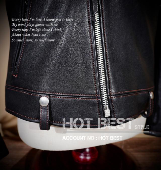 1.2mm シープスキン UKスタイル ダブルライダース メンズ 革ジャン レザージャケット ロンジャン タンニンなめし 羊革