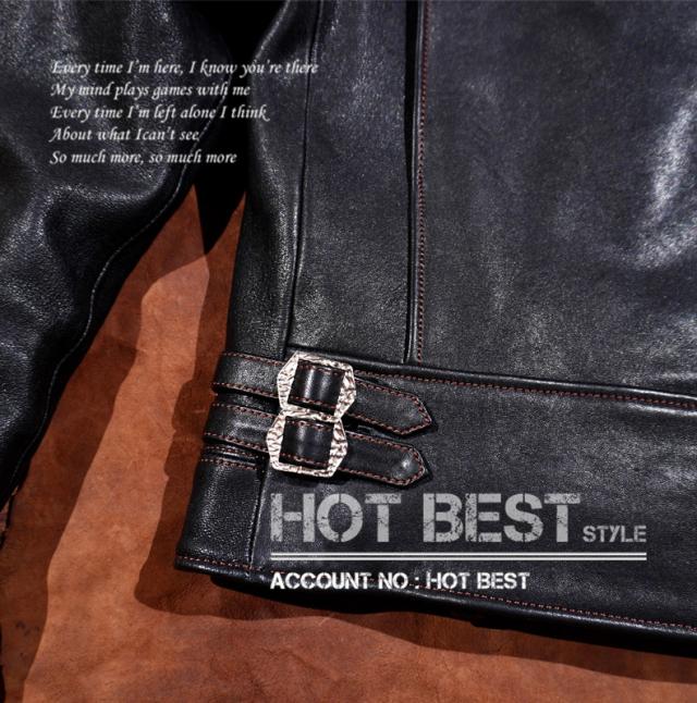 1.2mm シープスキン UKスタイル ダブルライダース メンズ 革ジャン レザージャケット ロンジャン タンニンなめし 羊革