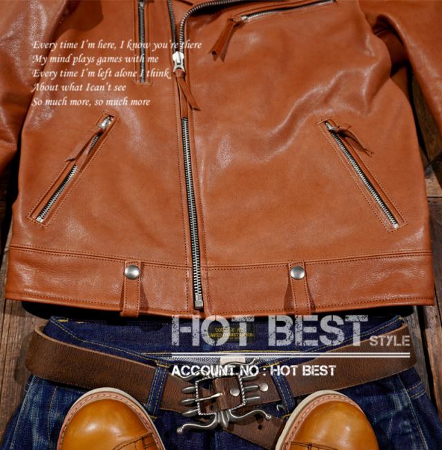 1.2mm シープスキン UKスタイル ダブルライダース メンズ 革ジャン レザージャケット ロンジャン タンニンなめし 羊革