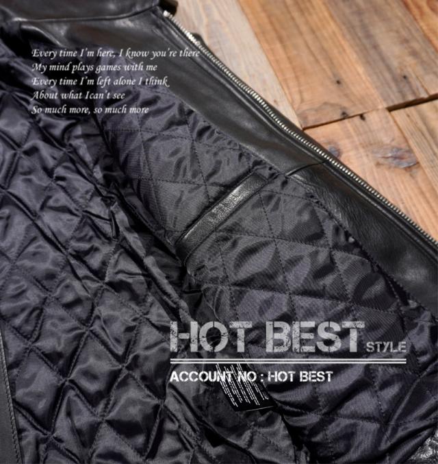 1.2mmカウハイド ミニマムスタイル メンズ 革ジャン シングル