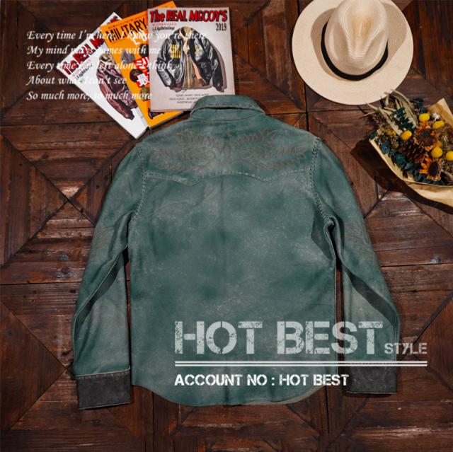 1.2mm カウハイド シャツタイプ メンズ 革ジャン 裏地なし ライダース レザージャケット カウハイド 牛革