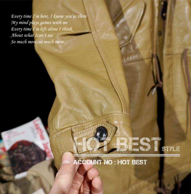 カウハイド USAF TYPE M51 アメカジ メンズ 革ジャン レザーコート