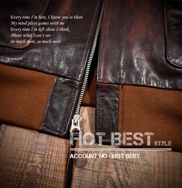 1.3mm 茶芯カウハイド復刻40年代 USAF TYPE A-2 V. HILTS ヴィンテージ 革ジャン フライトジャケット WWII 1942 大脱走 タンニンなめし 牛革