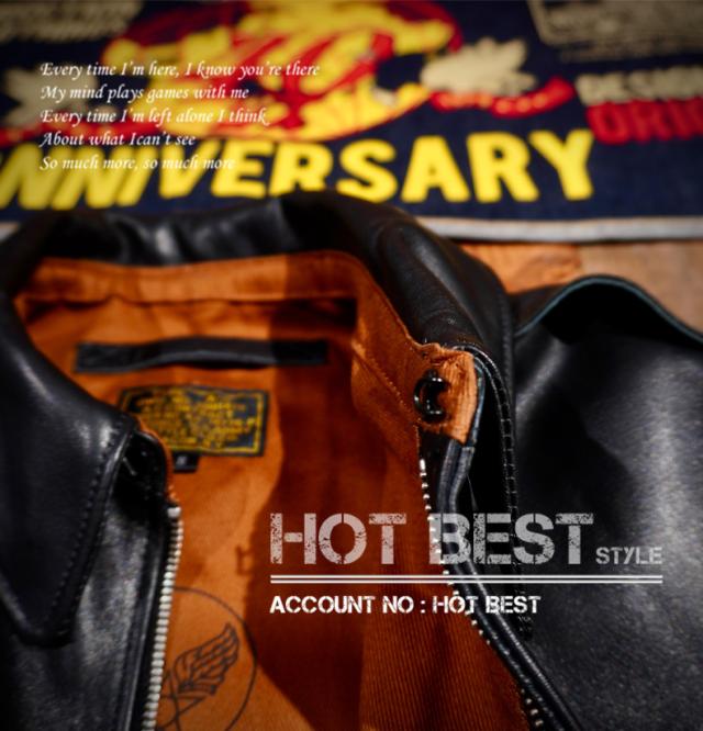 1.3mm 黒芯カウハイド復刻40年代 USAF TYPE A-2 V. HILTS メンズ 革ジャン フライトジャケット WWII 1942 大脱走 タンニンなめし 牛革