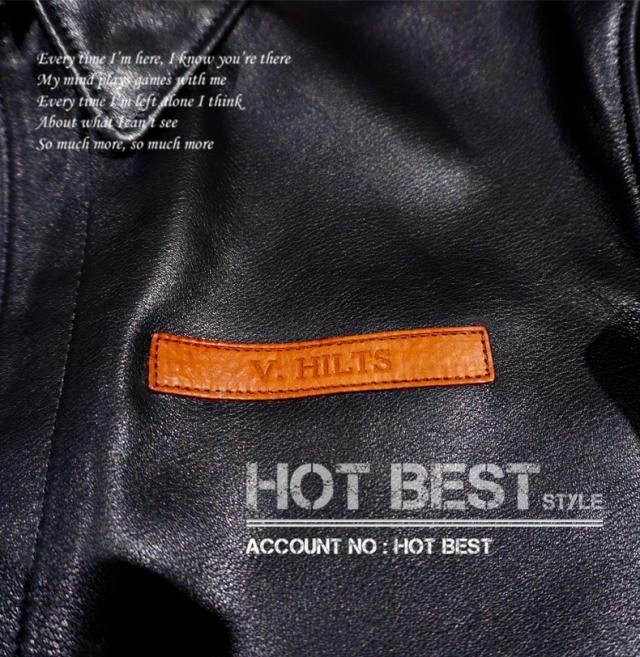 1.3mm 黒芯カウハイド復刻40年代 USAF TYPE A-2 V. HILTS メンズ 革ジャン フライトジャケット WWII 1942 大脱走 タンニンなめし 牛革