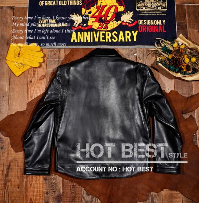 1.3mm カウハイド スタンダードスタイル メンズ 革ジャン シングルライダース イタリアンレザー 牛革