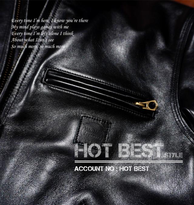 1.3mm カウハイド スタンダードスタイル メンズ 革ジャン シングルライダース イタリアンレザー 牛革