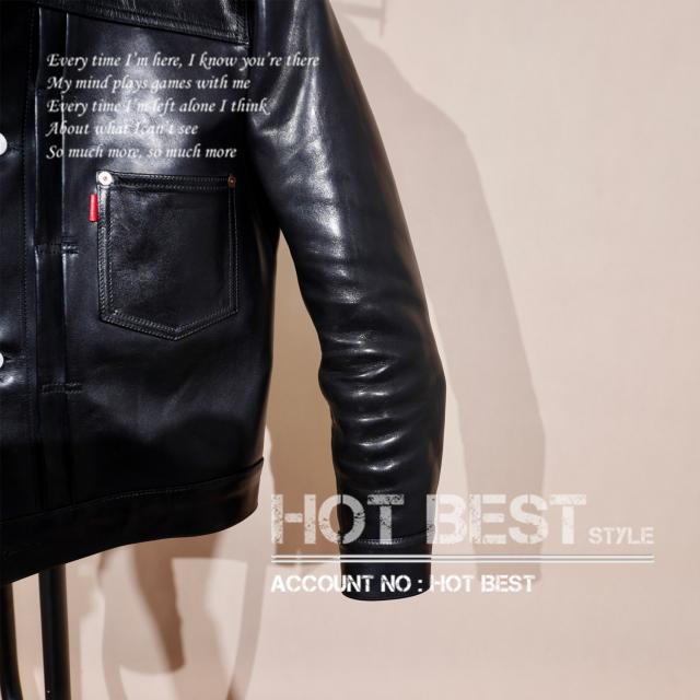 1.4mm ホースハイド ファーストタイプ Gジャンメンズ 革ジャン ライダース レザージャケット 506 1st Type タンニンなめし 馬革