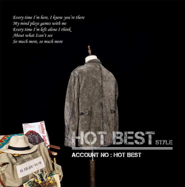 1.2mm カウスエード ヴィンテージ ミリタリー トロピカルコンバットユニフォーム（TCU）Type ライダース レザージャケット 牛革