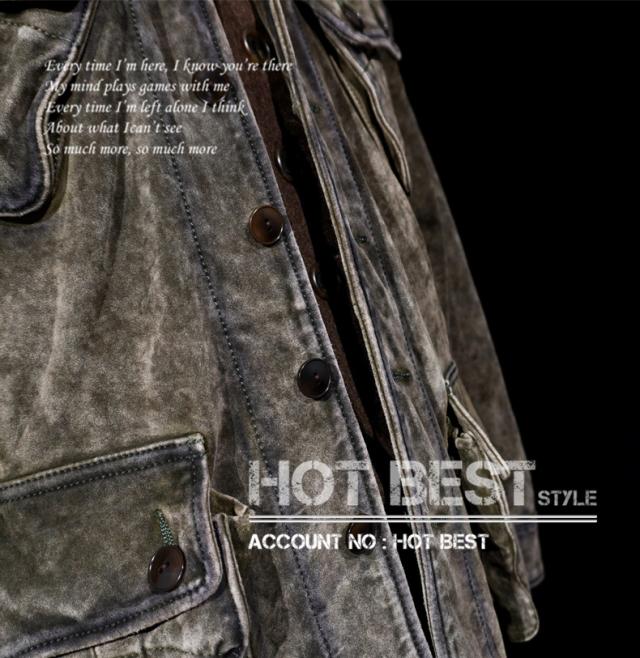 1.2mm カウスエード ヴィンテージ ミリタリー トロピカルコンバットユニフォーム（TCU）Type ライダース レザージャケット 牛革