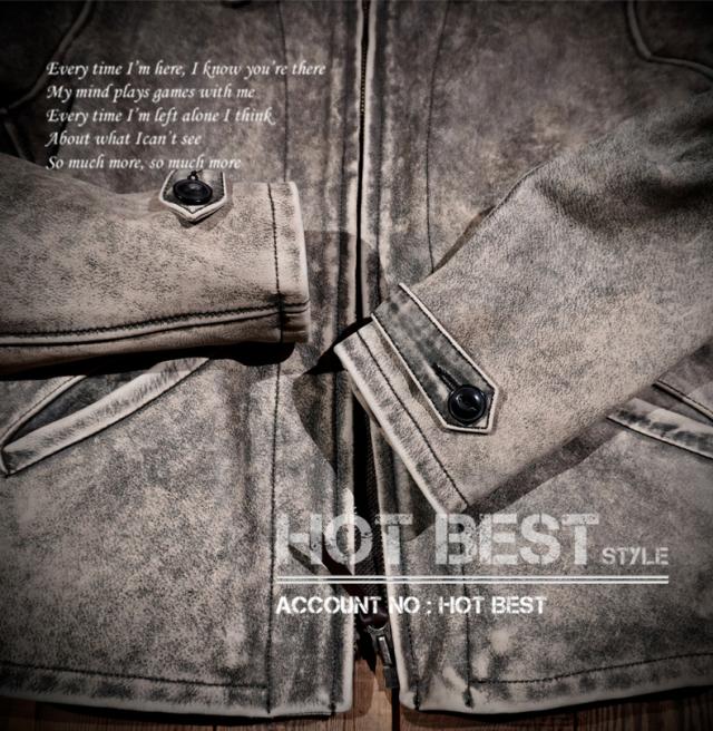 1.3mm カウハイド タイト ミニマムスタイル メンズ 革ジャン シングルライダース レザージャケット ヴィンテージ加工 牛革