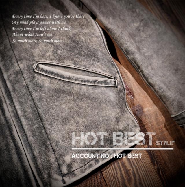 1.3mm カウハイド タイト ミニマムスタイル メンズ 革ジャン シングルライダース レザージャケット ヴィンテージ加工 牛革