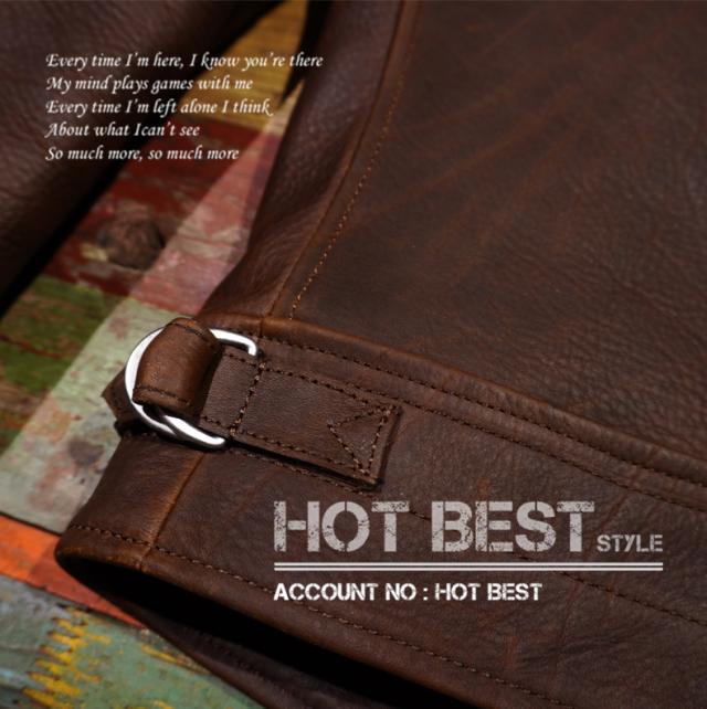 最高峰 2.0mm カウハイド 30年代スタイル シングルライダース メンズ 革ジャン レザージャケット トスカーナ植物鞣し革 牛革