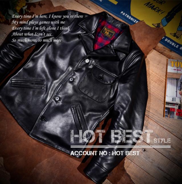 1.3mm カウハイド 復刻40年代 アビエイタースタイル メンズ 革ジャン レザージャケット イタリアンレザー 牛革