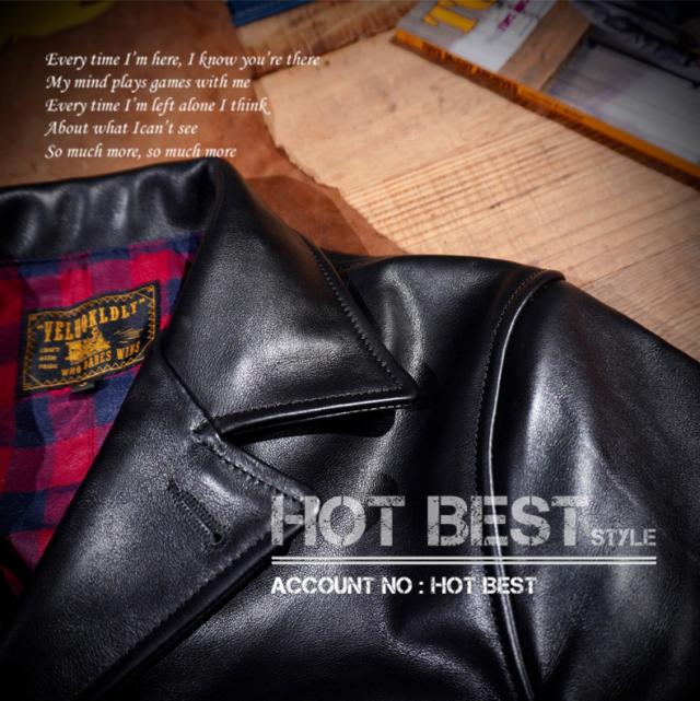 1.3mm カウハイド 復刻40年代 アビエイタースタイル メンズ 革ジャン レザージャケット イタリアンレザー 牛革