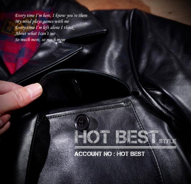 1.3mm カウハイド 復刻40年代 アビエイタースタイル メンズ 革ジャン レザージャケット イタリアンレザー 牛革