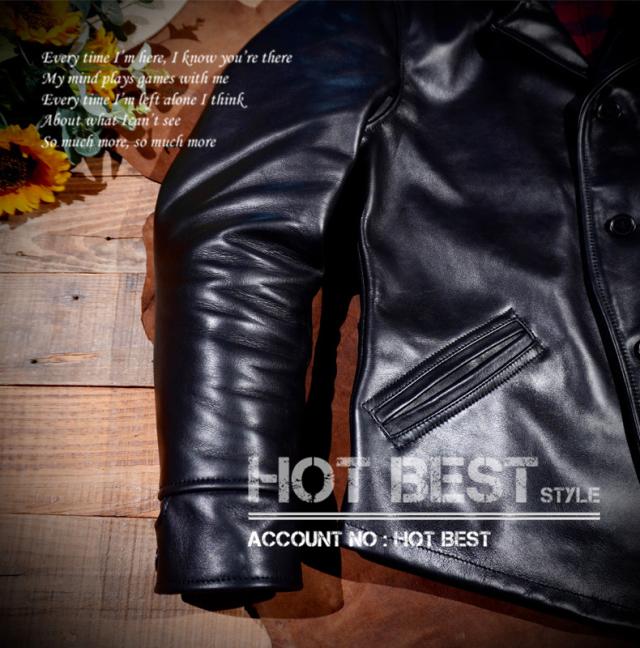 1.3mm カウハイド 復刻40年代 アビエイタースタイル メンズ 革ジャン レザージャケット イタリアンレザー 牛革