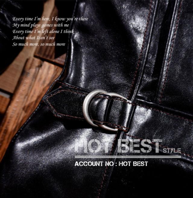 1.3mm 茶芯ホースハイド 復刻40年代 アビエイタースタイル メンズ 革ジャン レザージャケット イタリアンレザー 馬革