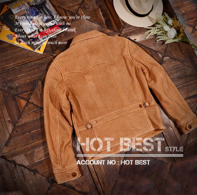 1.1mm シープスキン 復刻40年代 アビエイタースタイル 裏地なし レザージャケット ヴィンテージ加工 羊革