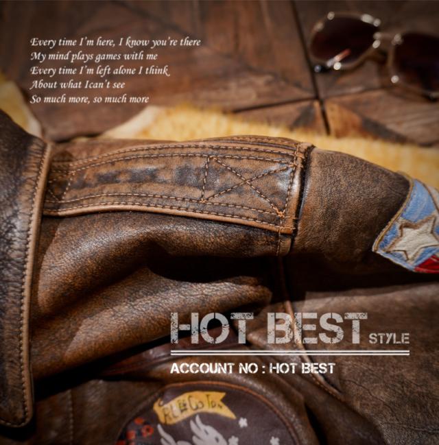 最高峰 1.3mm 茶芯カウハイド USAF TYPE A-2 1942モデル ヴィンテージ加工 フライトジャケット タンニンなめし 牛革