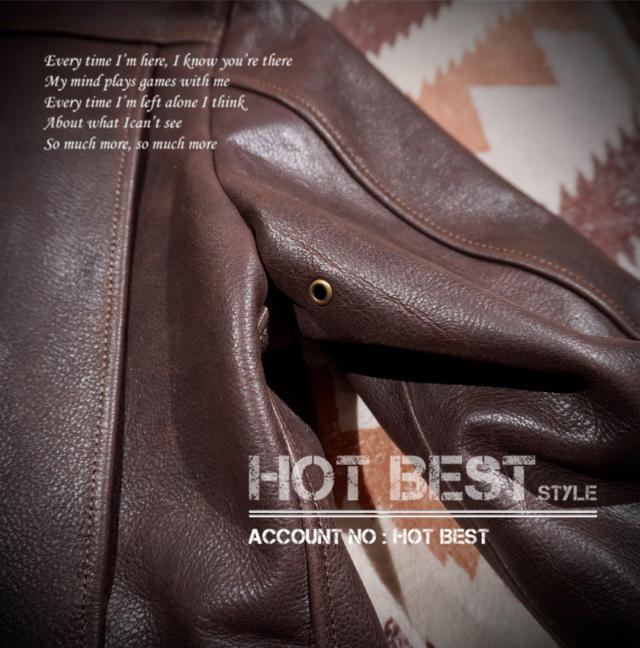 1.3mm カウハイド 復刻30年代 A-1タイプ アインシュタイン コサックジャケット メンズ 革ジャン タンニンなめし 牛革