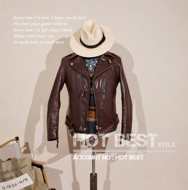 1.3mm カウハイド 30年代スタイル Dポケット ダブルライダース メンズ 革ジャン レザージャケット オイルワックスレザー ベジタブル 牛革