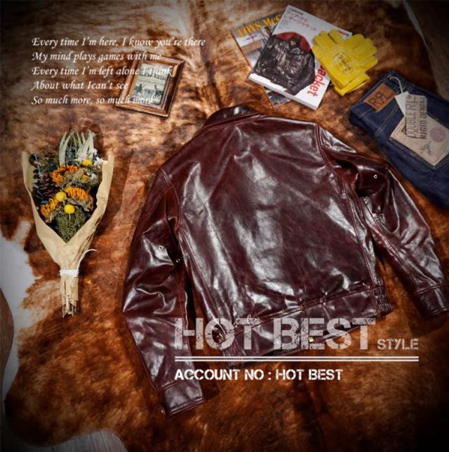 1.3mm カウハイド 復刻30年代スタイル シングルライダース メンズ 革ジャン レザージャケット 牛革