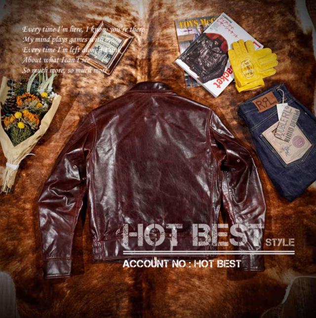 1.3mm カウハイド 復刻30年代スタイル シングルライダース メンズ 革ジャン レザージャケット 牛革