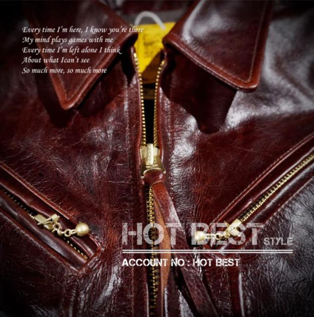 1.3mm カウハイド 復刻30年代スタイル シングルライダース メンズ 革ジャン レザージャケット 牛革