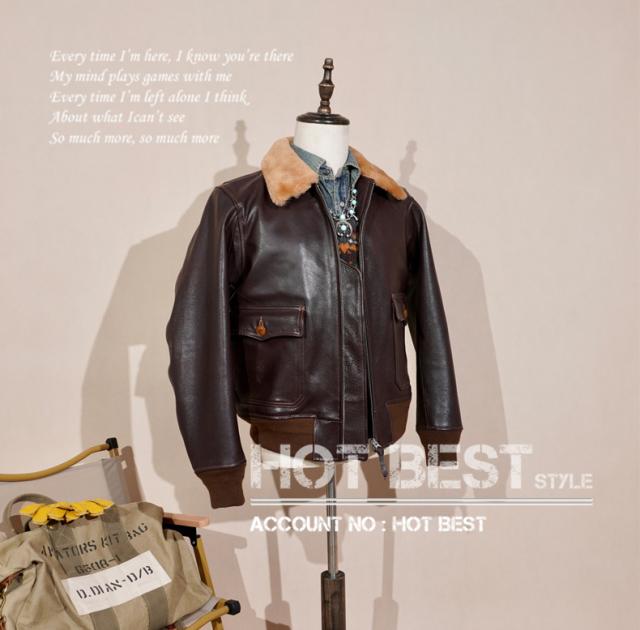 1.3mm カウハイド TYPE G-1 フライトジャケット メンズ 革ジャン ボマー ボンバー ムートン レザー 羊毛 牛革