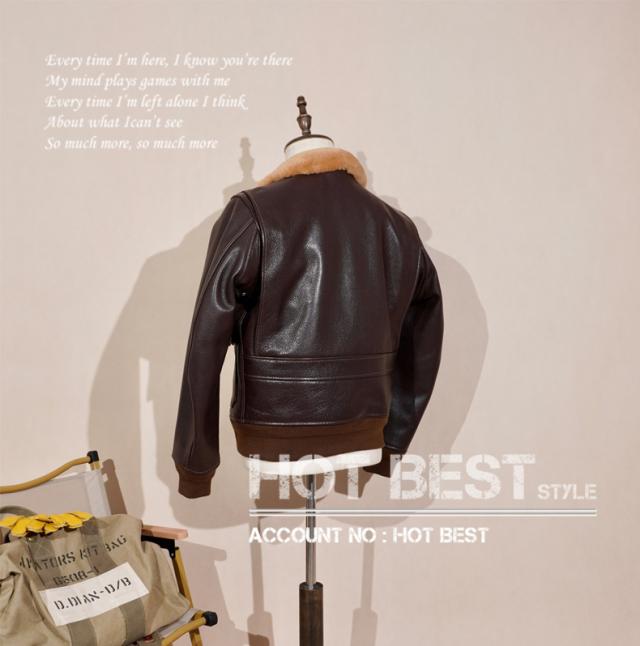 1.3mm カウハイド TYPE G-1 フライトジャケット メンズ 革ジャン ボマー ボンバー ムートン レザー 羊毛 牛革