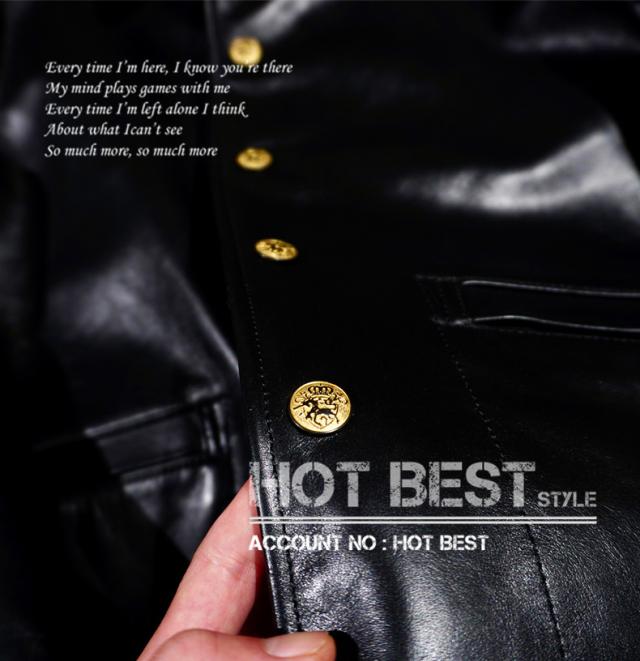 1.3mm ホースハイド コーチジャケット レザージャケット カーコート ブレーキマン オイルレザー 馬革