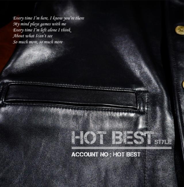 1.3mm ホースハイド コーチジャケット レザージャケット カーコート ブレーキマン オイルレザー 馬革