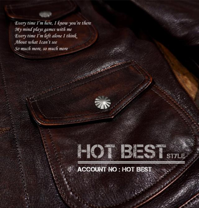 1.3mm 茶芯カウハイド 復刻20年代 A-1タイプ コサック スポーツジャケット ボマー ボンバー フライト イタリアンレザー 牛革