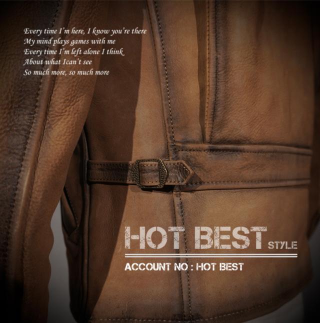 1.3mm カウハイド 30年代 トラッカースタイル メンズ 革ジャン ヴィンテージ加工 シングルライダース レザージャケット 牛革