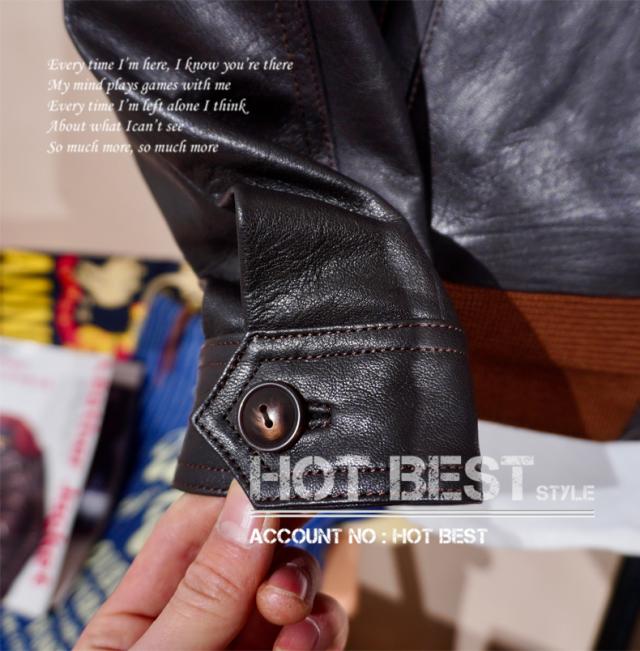 1.2mm ゴートスキン 襟付き スポーツジャケット メンズ 革ジャン ボマーボンバー ライダース イタリアンレザー 山羊革