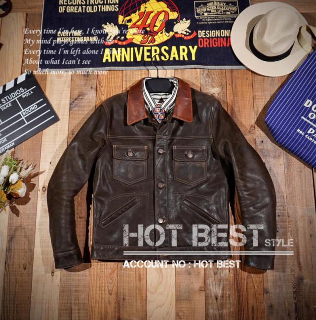 1.3mm カウハイド ファーストタイプ メンズ 革ジャン Gジャン ライダース レザージャケット ヴィンテージ加工 506 1st 牛革