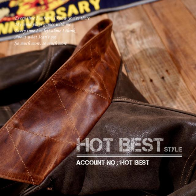 1.3mm カウハイド ファーストタイプ メンズ 革ジャン Gジャン ライダース レザージャケット ヴィンテージ加工 506 1st 牛革