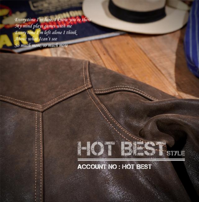 1.3mm カウハイド ファーストタイプ メンズ 革ジャン Gジャン ライダース レザージャケット ヴィンテージ加工 506 1st 牛革