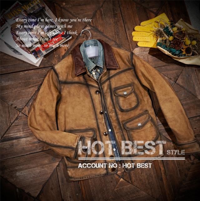 1.3mm カウハイド 復刻20年代 A-1タイプ ヴィンテージ加工 コサックスポーツジャケット ボマー ボンバー フライト イタリアンレザー 牛革