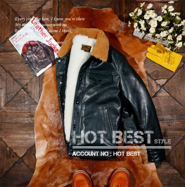 1.3mm カウハイド TYPE G-1 フライトジャケット 裏ムートンボア ボマー ボンバー  レザー 羊毛 牛革