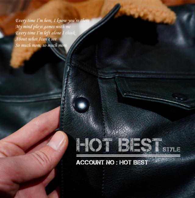 1.3mm カウハイド TYPE G-1 フライトジャケット 裏ムートンボア ボマー ボンバー  レザー 羊毛 牛革