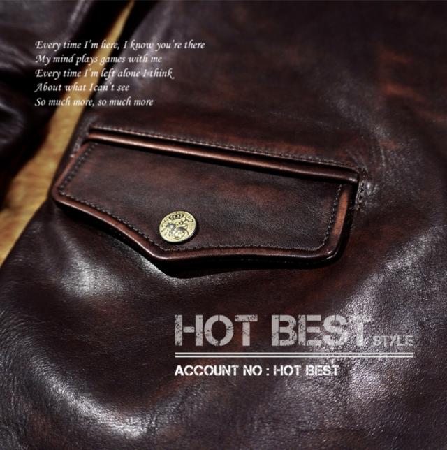 1.3mm 茶芯カウハイド 30年代 ワークコート レザージャケット メンズ 革ジャン カーコート ブレーキマン ベジタブルタンニンなめし 牛革