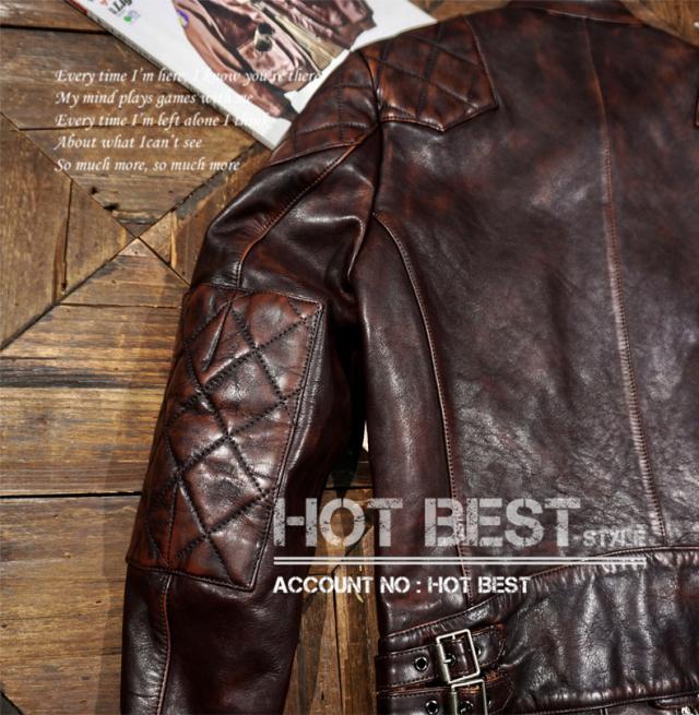 1.1mm カウハイド スタンダードスタイル シングル ライダース 牛革