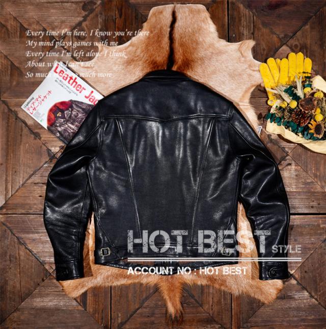 1.5mm カウハイド 復刻30年代スタイル ウォッシュ加工 ヴィンテージ メンズ 革ジャン シングルライダース レザージャケット トスカーナ植物鞣し革 牛革