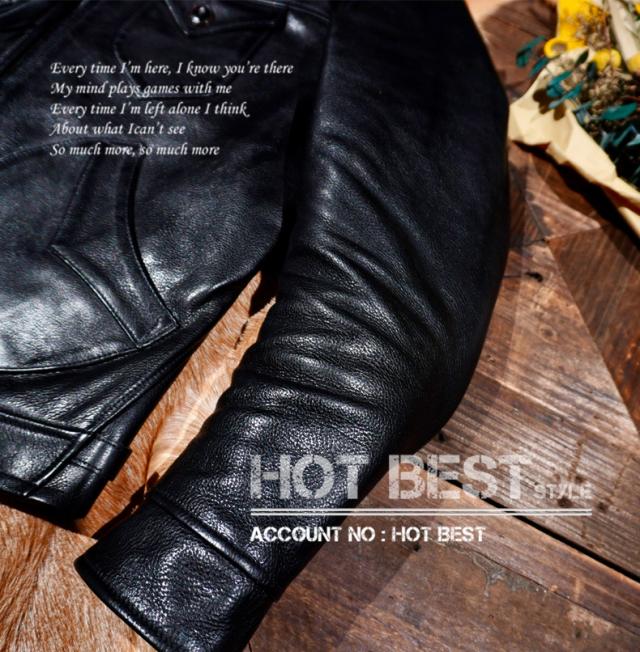 1.5mm カウハイド 復刻30年代スタイル ウォッシュ加工 ヴィンテージ メンズ 革ジャン シングルライダース レザージャケット トスカーナ植物鞣し革 牛革